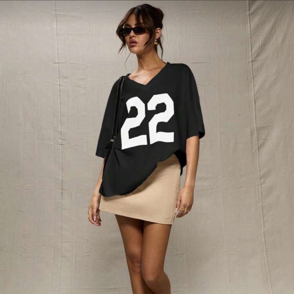 Oversized Number T Shirt